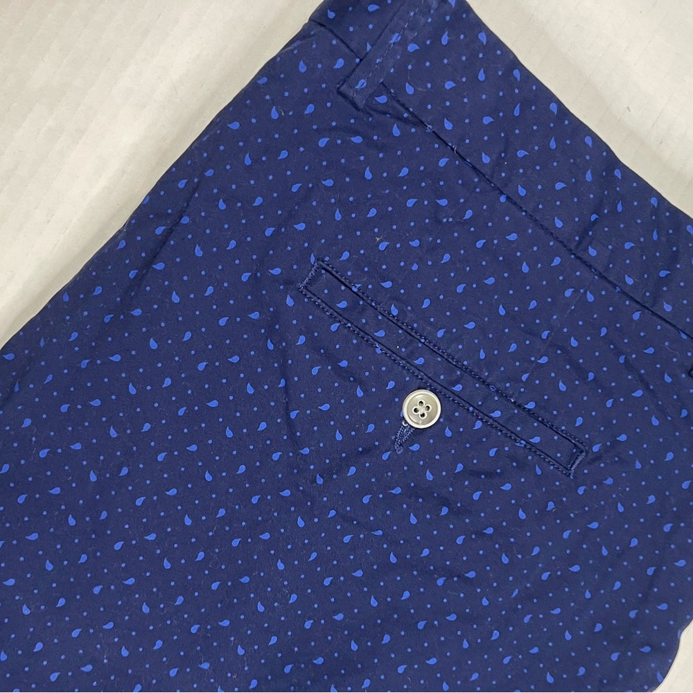 Peter Millar Men’s Navy Patterned Flat Front Shor… - image 6